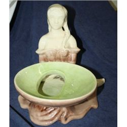 Haegar Pottery, Maiden and Bowl Vase