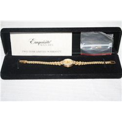 14 K Gold Exquisite Fine Diamond Watch