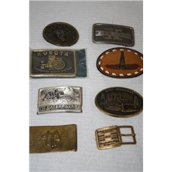 8 Belt Buckles