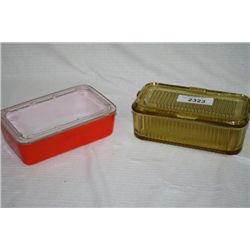 2 Pcs Misc Refrigerator Jars