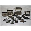 Image 1 : Collection of Child's Sad Irons & Trivots