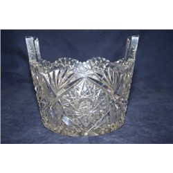 Cut Glass Ice Bucket
