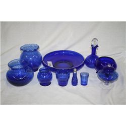 s10 Pcs of Blue Glass