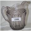 Image 1 : Early Pattern Glass Water Pitcher