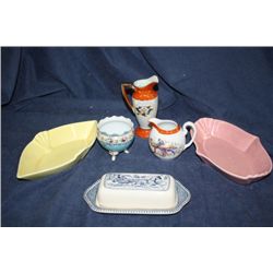 Box Lot of Misc. Glass & Lusterware