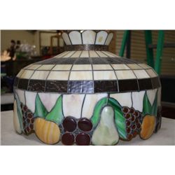 Leaded Glass Hanging Light