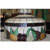 Image 1 : Leaded Glass Hanging Light