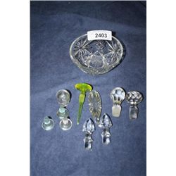 Group of Misc Cruet Stoppers
