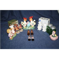 Box Lot Salt & Pepper Shakers