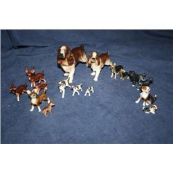 Box Lot Dog Figures