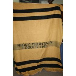 Rocky Mt Lodge Pendelton Blanket