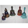 Image 1 : Group of  4 Fenton Bells& 1 Imperial Bell