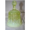 Image 1 : Opalescent Vaseline Glass Bell