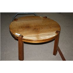Mission Oak Round Coffee Table