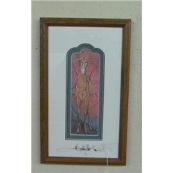 P. Buckley Moss Print in Frame