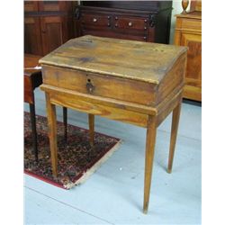 19th Century Pine Slant Top Desk