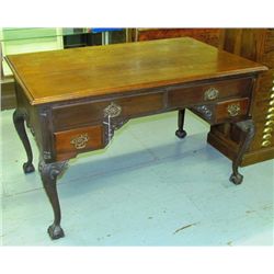 19th Century Chippendale Partner's Desk