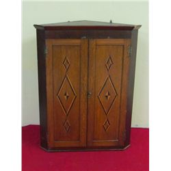 19th Century Hanging Corner Cupboard