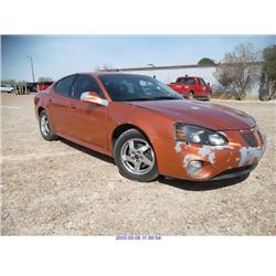 2004 - PONTIAC GRAND PRIX //REBUILT SALVAGE