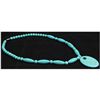 Image 2 : Natural 391.88ctw Turquoise Sterling Silver Necklace