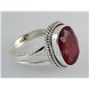 Image 2 : RUBY CORRUNDUM 28.76CTW STERLING SILVER RING