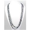 Image 1 : 475.96 ctw Simple Greyish Fresh Water Pearl Necklace
