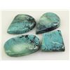 Image 1 : Natural Turquoise 211.08ctw Loose Gemstone Lot of 4