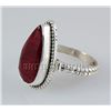 Image 2 : RUBY CORRUNDUM 23.50CTW STERLING SILVER RING