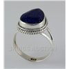 Image 1 : SAPPHIRE CORRUNDUM 27.50CTW SILVER RING