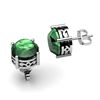 Image 1 : Emerald 2.50ctw Earring 14kt White Gold