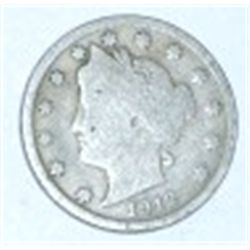 1912 LIBERTY HEAD "V" NICKEL RED BOOK VALUE IS $10.00+ *NICE FINE GRADE EARLY NICKEL*!!