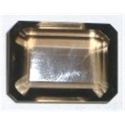 32.85 CARAT VERY LARGE EMERALD CUT SMOKY TOPAZ *BEAUTIFUL GEMSTONE*!! SMOKY TOPAZ CAME OUT OF SAFE!!