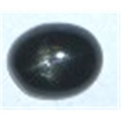 4.70 CARAT LARGE RARE *BLACK STAR SAPPHIRE-MINED IN INDIA*!! BLACK STAR CAME OUT OF SAFE!!