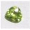Image 1 : .75 CARAT PERIDOT GEMSTONE HEART SHAPE CUT & FACETED *MINED IN ARIZONA-BEAUTIFUL GREEN COLOR*!!