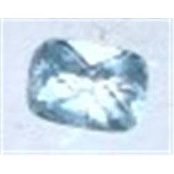 1.60 OVER 1 1/2 CARAT BRAZILIAN LIGHT BLUE TOPAZ GEMSTONE *MINED IN BRAZIL*!! GEMSTONE CAME OUT OF S
