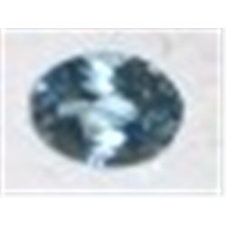 1.60 OVER 1 1/2 CARAT BRAZILIAN DARK BLUE TOPAZ GEMSTONE *MINED IN BRAZIL*!! GEMSTONE CAME OUT OF SA
