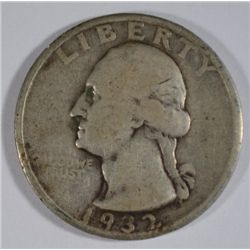 1932-S WASHINGTON QUARTER VF