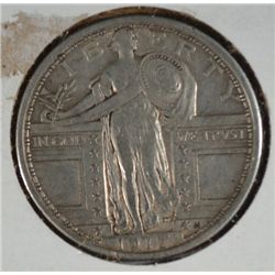 1917 TYPE 1 STANDING LIBERTY QUARTER XF+