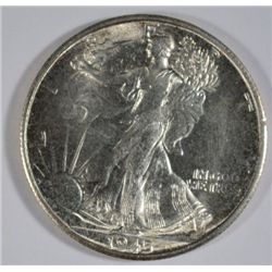 1945-S WALKING LIBERTY HALF DOLLAR GEM BU.