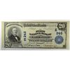 Image 1 : 1902 $20 National currency FN bank GREENVILLE PA CU offcut