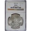 Image 1 : 1899  Morgan $  NGC64   toning spots est $340-$350