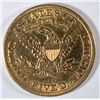 Image 2 : 1901  $5 gold    XF/AU    est $460-$475