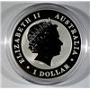 Image 2 : 2013 AUSTRALIAN ONE DOLLAR KOOKABURRA, 1 oz. SILVER