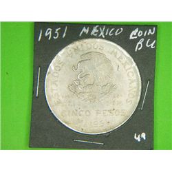1951 MEXICAN COIN*