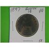 1897 ENGLISH 1 CENT COPPER
