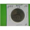 Image 1 : 1894 ENGLISH 1 CENT COPPER