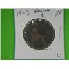 Image 1 : 1903 ENGLISH 1 CENT COPPER