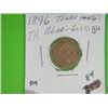 Image 1 : 1896 INDIAN HEAD CENT