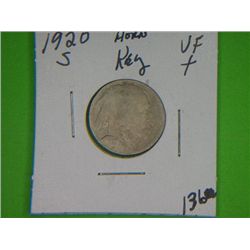 1920 S BUFFALO NICKEL