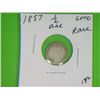 Image 1 : 1857 1/2 DIME